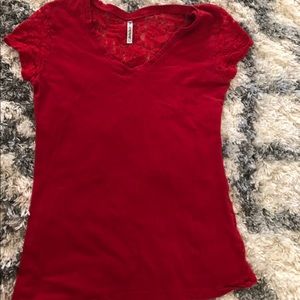 Red Splash Top Size Large